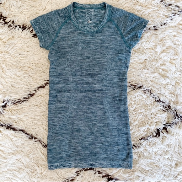 lululemon athletica Tops - Lululemon Run Swiftly Tech Short Sleeve Top Teal